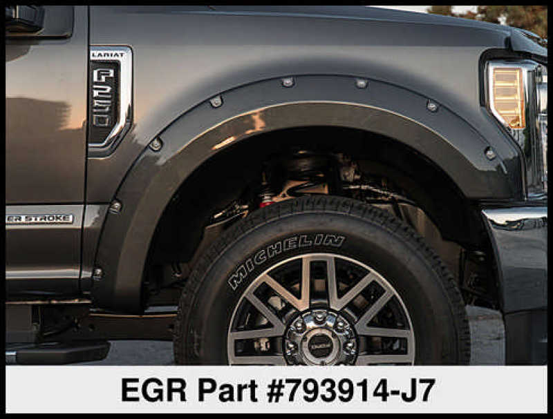 EGR 2017 Ford Super Duty Bolt-On Look Color Match Fender Flares - Set - Magnetic Metallic EGR 2017 Ford Super Duty Bolt-On Look Color Match Fender Flares - Set - Magnetic Metallic