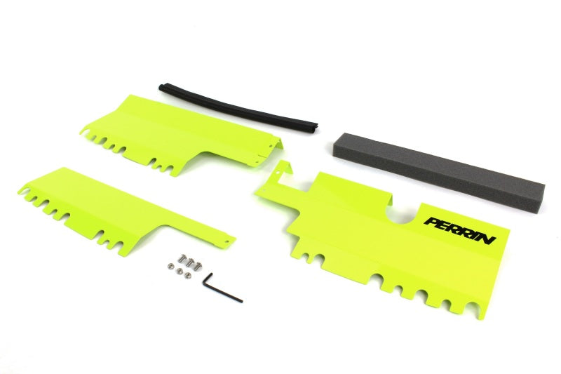 Perrin 15-21 WRX/STI Radiator Shroud (With/Without OEM Intake Scoop) - Neon Yellow Perrin 15-21 WRX/STI Radiator Shroud (With/Without OEM Intake Scoop) - Neon Yellow