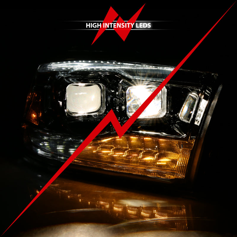 ANZO 2009-2018 Dodge Ram 1500 Projector H.L. Switchback Black Amber ANZO 2009-2018 Dodge Ram 1500 Projector H.L. Switchback Black Amber