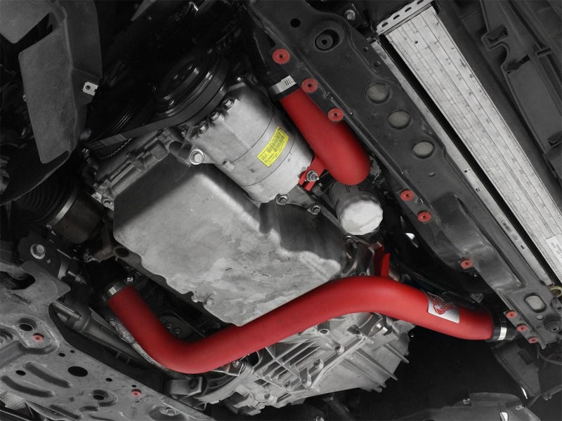 aFe BladeRunner 2.5in Red Intercooler Tubes Hot and Cold Side 12-16 Ford Focus ST 2.0L (t) aFe BladeRunner 2.5in Red Intercooler Tubes Hot and Cold Side 12-16 Ford Focus ST 2.0L (t)