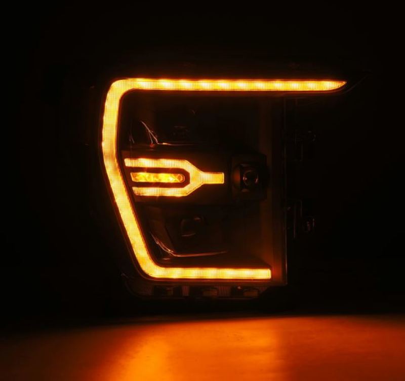 AlphaRex 21-22 Ford F150 Luxx-Series Projector Headlights Black w/Activ Light/Seq Signal AlphaRex 21-22 Ford F150 Luxx-Series Projector Headlights Black w/Activ Light/Seq Signal