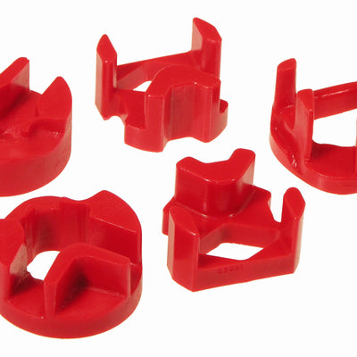 Prothane 95-99 Dodge Neon 3 Mount Kit - Soft - Red