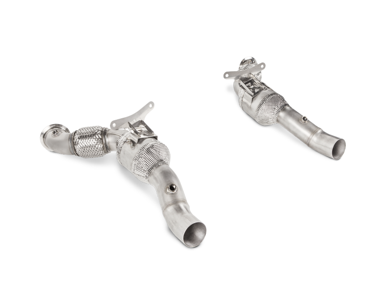 Akrapovic 16-17 Ferrari 488 GTB/488 Spyder Link Pipe Set w/ Cat (SS) Akrapovic 16-17 Ferrari 488 GTB/488 Spyder Link Pipe Set w/ Cat (SS)