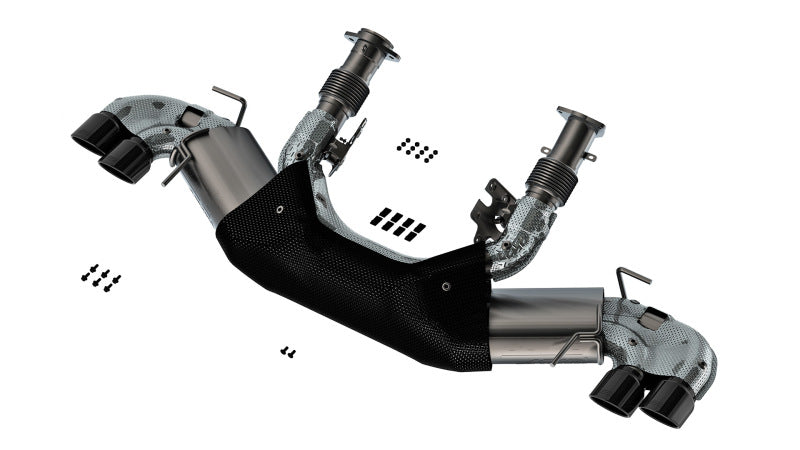 Borla 20-23 Chevy Corvette 6.2L V8 AT w/o NPP 3in ATAK Catback Exhaust - Black Chrome Tips Borla 20-23 Chevy Corvette 6.2L V8 AT w/o NPP 3in ATAK Catback Exhaust - Black Chrome Tips
