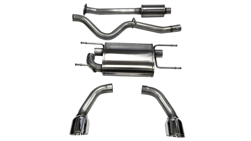 Corsa 2012-2025 Scion FRS / Subaru BRZ Polished Sport Cat-Back Exhaust Corsa 2012-2025 Scion FRS / Subaru BRZ Polished Sport Cat-Back Exhaust