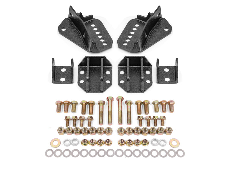 BMR 64-72 GM A-Body Coilover Conversion Kit Rear Adjust Shock Mt w/o CAB - Black Hammertone BMR 64-72 GM A-Body Coilover Conversion Kit Rear Adjust Shock Mt w/o CAB - Black Hammertone