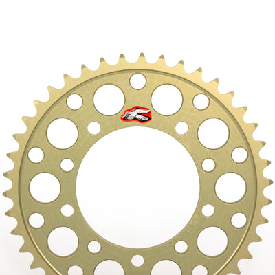 Renthal 90-93 Kawasaki EX 250 ZZR250Rear Sprocket - Hard Anodized 520-47P Teeth