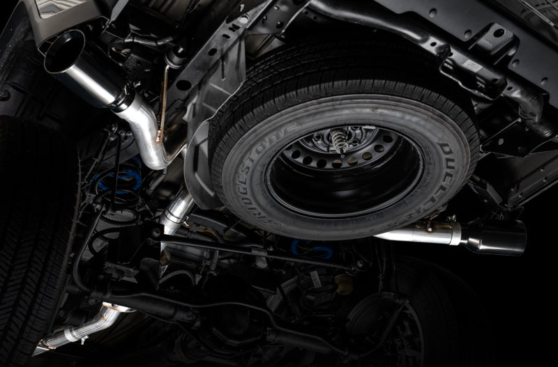 AWE Tuning 20-21 Jeep Gladiator JT 3.6L Tread Edition Cat-Back Dual Exhaust - Diamond Black Tip AWE Tuning 20-21 Jeep Gladiator JT 3.6L Tread Edition Cat-Back Dual Exhaust - Diamond Black Tip