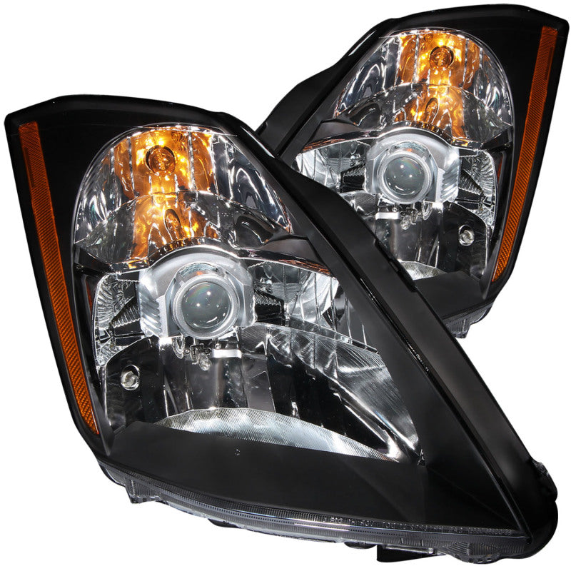 ANZO 2003-2005 Nissan 350Z Crystal Headlights Black ANZO 2003-2005 Nissan 350Z Crystal Headlights Black