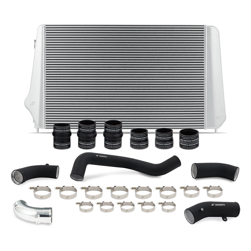 Mishimoto 17-19 GM L5P Duramax Intercooler Kit - Silver w/ WBK Pipes Mishimoto 17-19 GM L5P Duramax Intercooler Kit - Silver w/ WBK Pipes