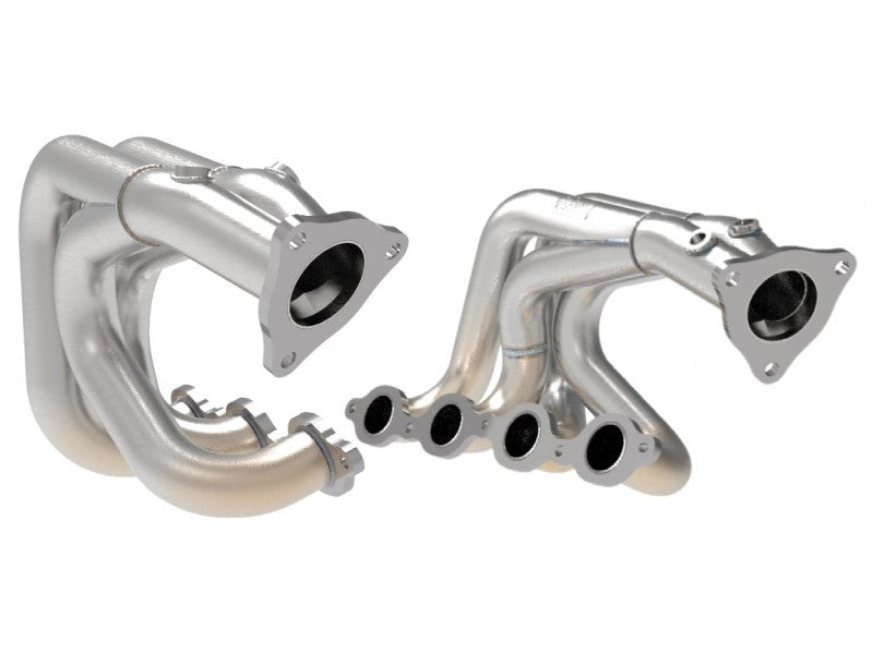 aFe Twisted 304SS Header 2020 Chevy Corvette (C8) 6.2L V8 - Brushed aFe Twisted 304SS Header 2020 Chevy Corvette (C8) 6.2L V8 - Brushed