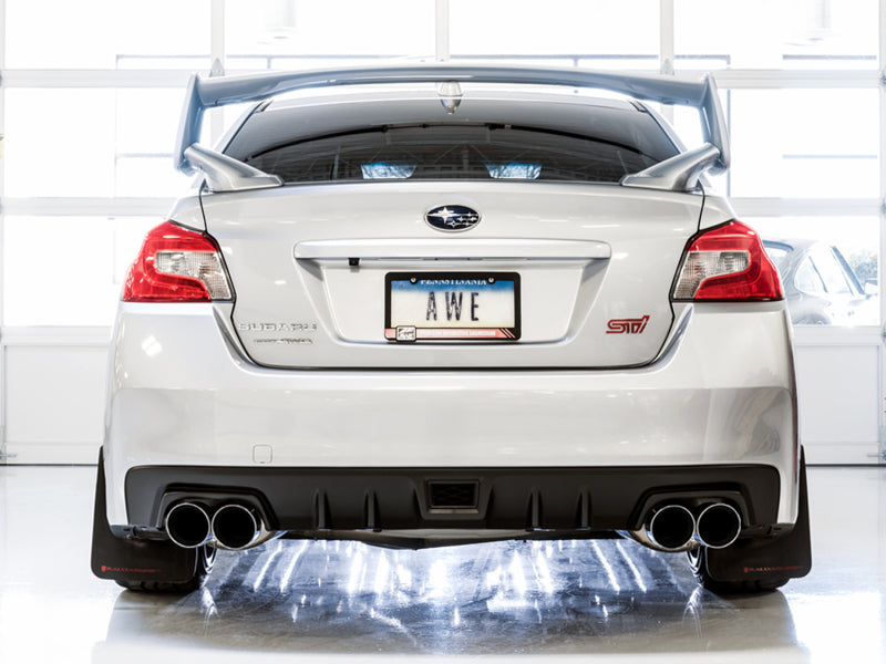 AWE Tuning Subaru STI VA / WRX GV / STI GV Sedan Touring Edition Exhaust - Chrome Silver Tip (102mm) AWE Tuning Subaru STI VA / WRX GV / STI GV Sedan Touring Edition Exhaust - Chrome Silver Tip (102mm)