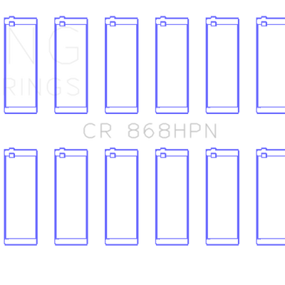 King Engine Bearings Ford Prod V8 4.6L/5.4L (Size STDX) Performance Rod Bearing Set