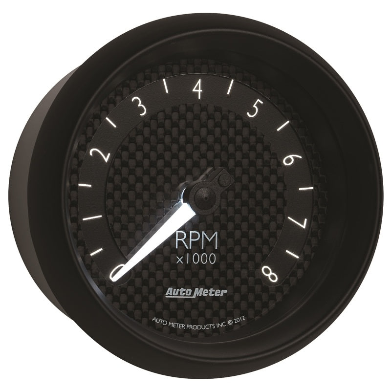 Autometer GT Series 3-3/8in In Dash 8K RPM Tachometer Autometer GT Series 3-3/8in In Dash 8K RPM Tachometer