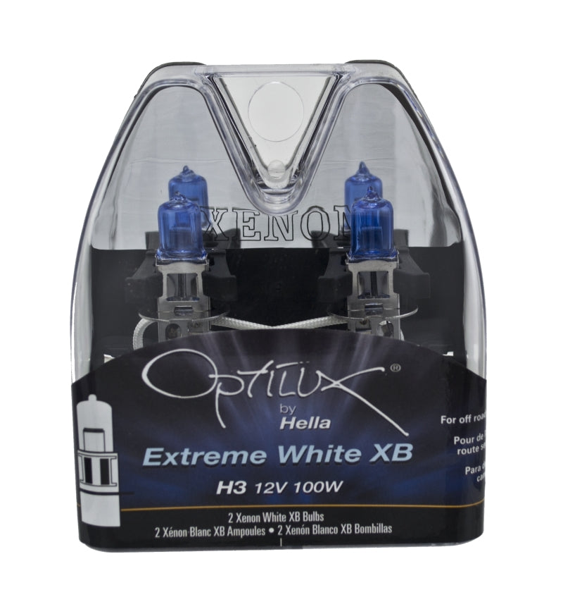 Hella Optilux H3 12V / 100W Xenon White XB Light Bulb Hella Optilux H3 12V / 100W Xenon White XB Light Bulb