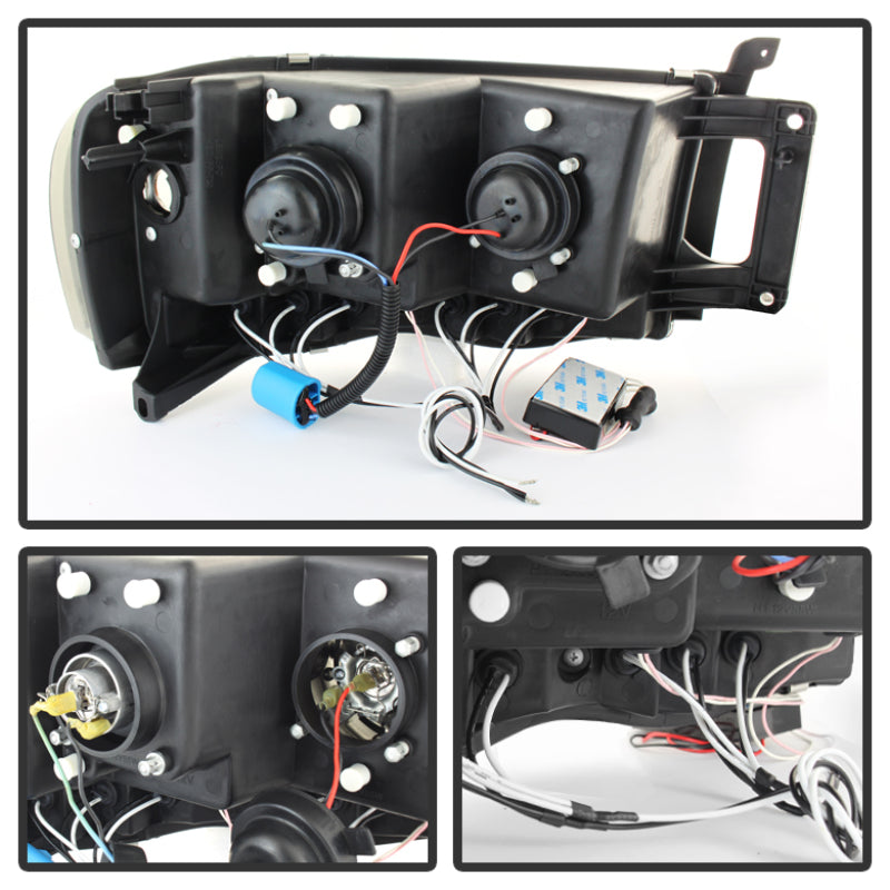 Spyder Dodge Ram 1500 02-05 03-05 Projector Headlights CCFL Halo LED Blk Smke PRO-YD-DR02-CCFL-BSM Spyder Dodge Ram 1500 02-05 03-05 Projector Headlights CCFL Halo LED Blk Smke PRO-YD-DR02-CCFL-BSM