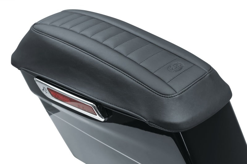 Mustang 08-21 Harley FL Touring Saddlebag Lid Covers Deluxe - Black Mustang 08-21 Harley FL Touring Saddlebag Lid Covers Deluxe - Black