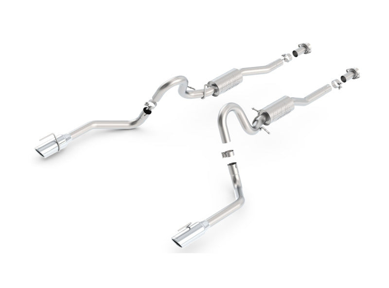 Borla 99-04 Ford Mustang GT 4.5L V8 AT/MT RWD 2dr ATAK SS Catback Exhaust Borla 99-04 Ford Mustang GT 4.5L V8 AT/MT RWD 2dr ATAK SS Catback Exhaust