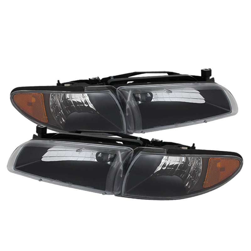 xTune Pontiac Grand Prix 97-03 Crystal Headlights w/ Amber Corner Lights HD-JH-PGPRIX-SET-AM-BK xTune Pontiac Grand Prix 97-03 Crystal Headlights w/ Amber Corner Lights HD-JH-PGPRIX-SET-AM-BK
