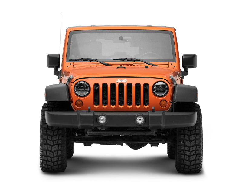 Raxiom 97-18 Jeep Wrangler TJ/JK Axial Series LED Headlights- Black Housing (Clear Lens) Raxiom 97-18 Jeep Wrangler TJ/JK Axial Series LED Headlights- Black Housing (Clear Lens)