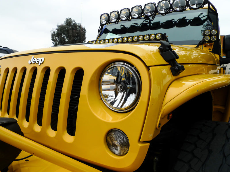 KC HiLiTES 07-18 Jeep JK (Not for Rubicon/Sahara) 7in. Gravity LED DOT Headlight (Pair Pack System) KC HiLiTES 07-18 Jeep JK (Not for Rubicon/Sahara) 7in. Gravity LED DOT Headlight (Pair Pack System)