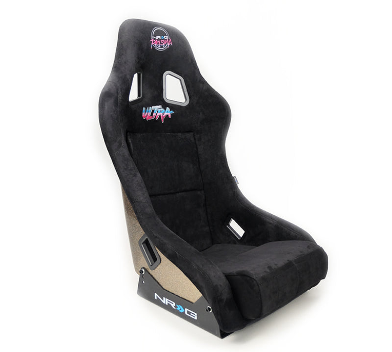 NRG FRP Bucket Seat ULTRA Edition - Medium (Black Alcantara/Gold Glitter Back) NRG FRP Bucket Seat ULTRA Edition - Medium (Black Alcantara/Gold Glitter Back)