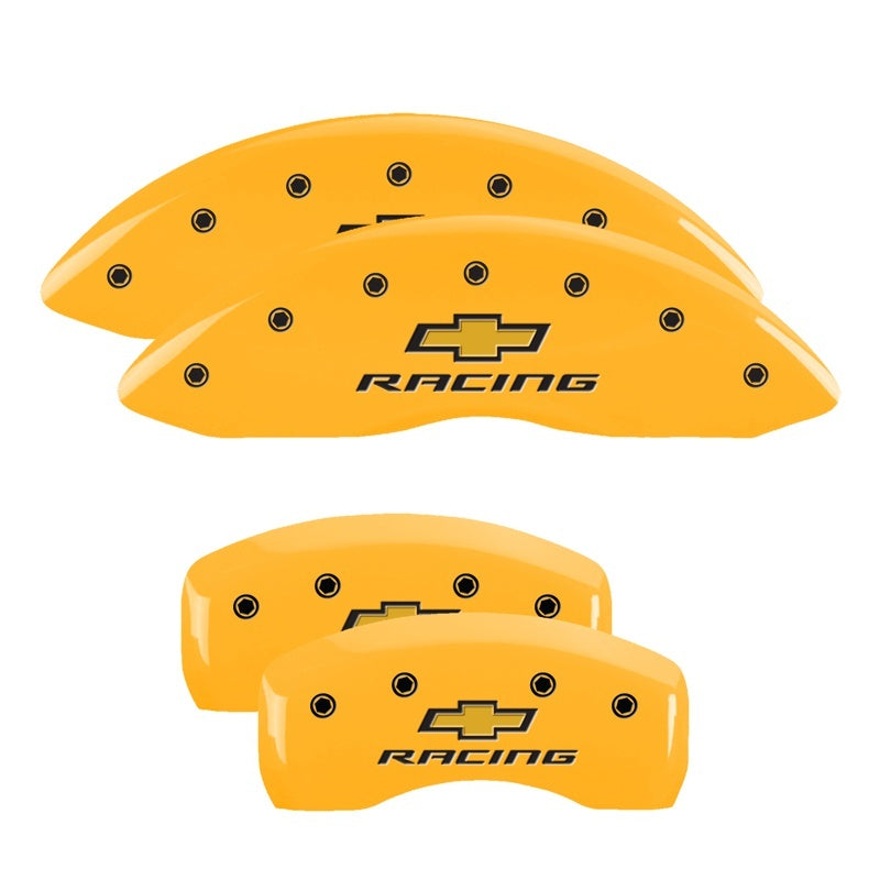 MGP 4 Caliper Covers Engraved Front & Rear MGP Red finish silver ch MGP 4 Caliper Covers Engraved Front & Rear MGP Red finish silver ch
