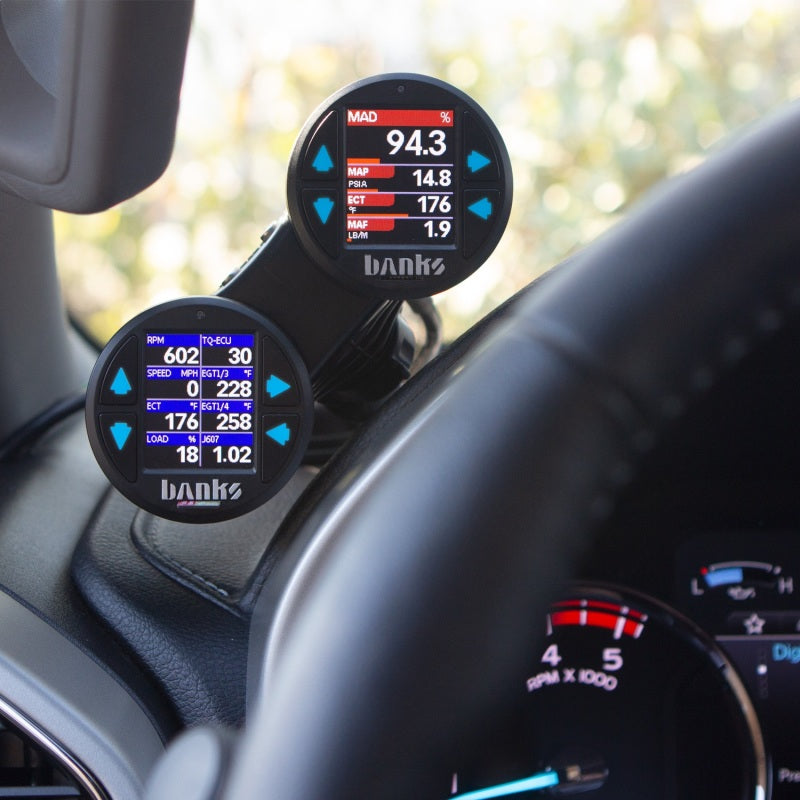 Banks Power 17-19 GM 2500 6.6L L5P Derringer Tuner (Gen 2) w/ 1.8in iDash DataMonster Banks Power 17-19 GM 2500 6.6L L5P Derringer Tuner (Gen 2) w/ 1.8in iDash DataMonster