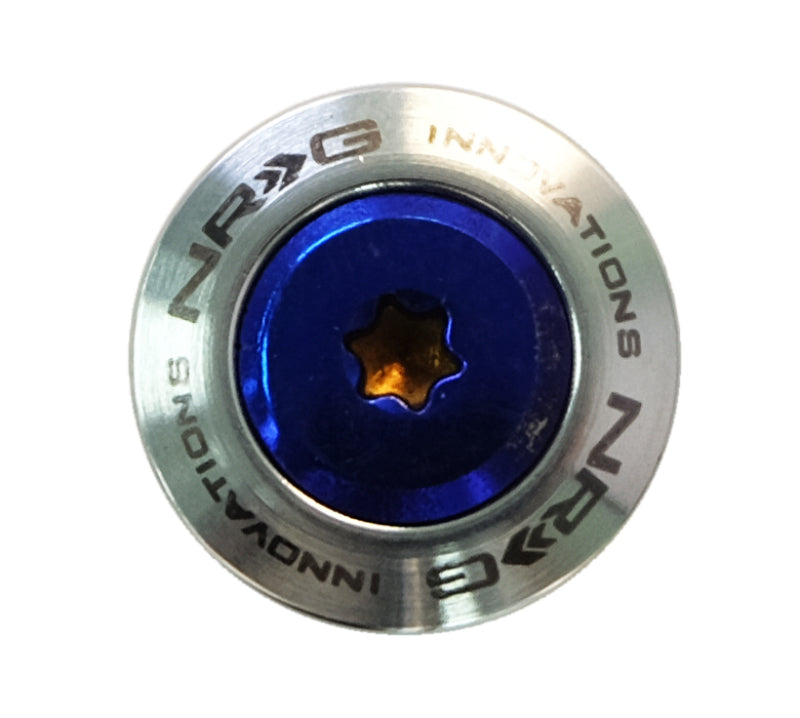 NRG Fender Washer Kit (TI Series) M6 Bolts/SS For Plastic (Silver Washer/TI Burn Screw) - Set of 10 NRG Fender Washer Kit (TI Series) M6 Bolts/SS For Plastic (Silver Washer/TI Burn Screw) - Set of 10