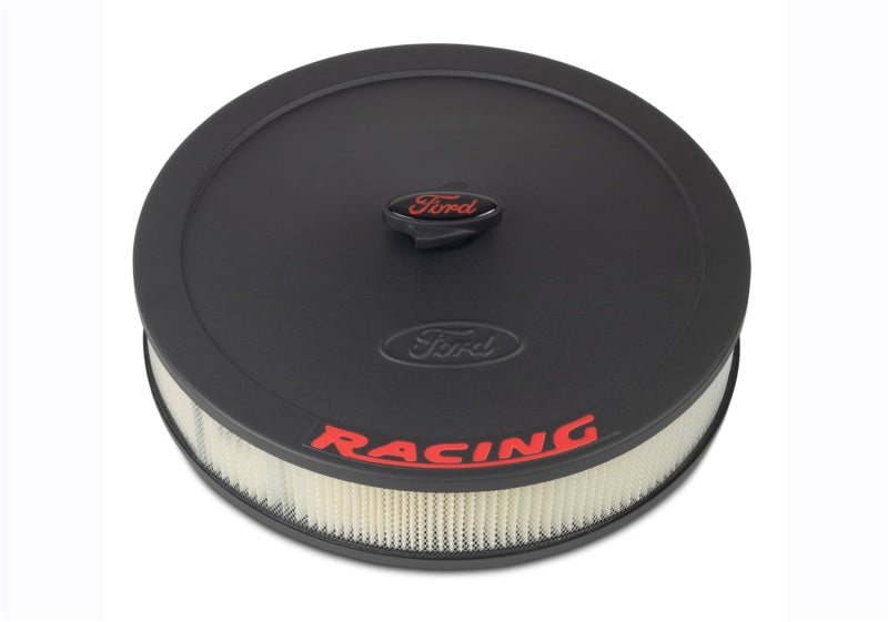 Ford Racing Air Cleaner Kit - Black Crinkle Finish w/ Red Emblem Ford Racing Air Cleaner Kit - Black Crinkle Finish w/ Red Emblem
