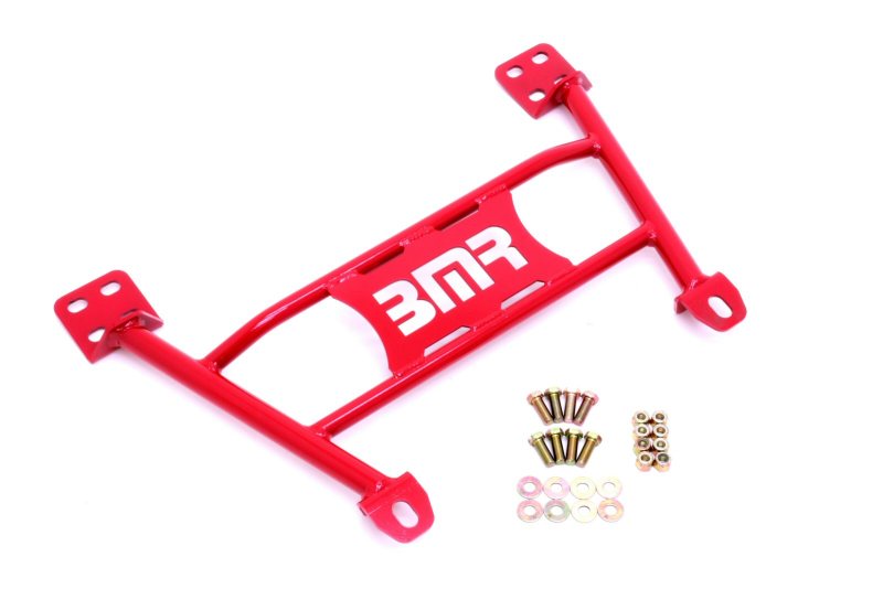 BMR 05-14 S197 Mustang Radiator Support Chassis Brace - Red BMR 05-14 S197 Mustang Radiator Support Chassis Brace - Red