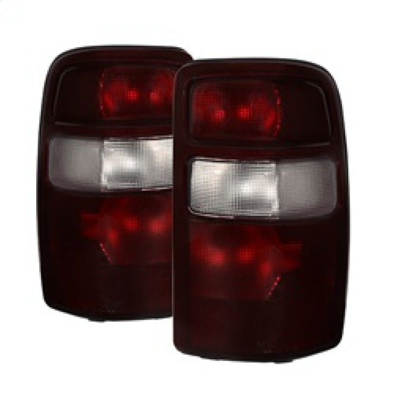 Xtune GMC Yukon 00-06 OEM Style Tail Lights w/ Black Rim Red Smoked ALT-JH-CSUB00-OE-RSM Xtune GMC Yukon 00-06 OEM Style Tail Lights w/ Black Rim Red Smoked ALT-JH-CSUB00-OE-RSM