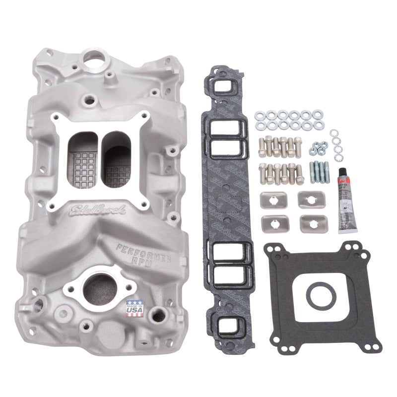 Edelbrock Manifold Installation Kit Performer RPM SBC 1957-1986 Natural Finish Edelbrock Manifold Installation Kit Performer RPM SBC 1957-1986 Natural Finish