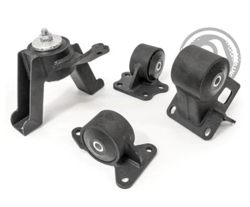 Innovative 00-05 Toyota MR2 Spyder 1ZZ Black Steel Mounts 75A Bushings Innovative 00-05 Toyota MR2 Spyder 1ZZ Black Steel Mounts 75A Bushings