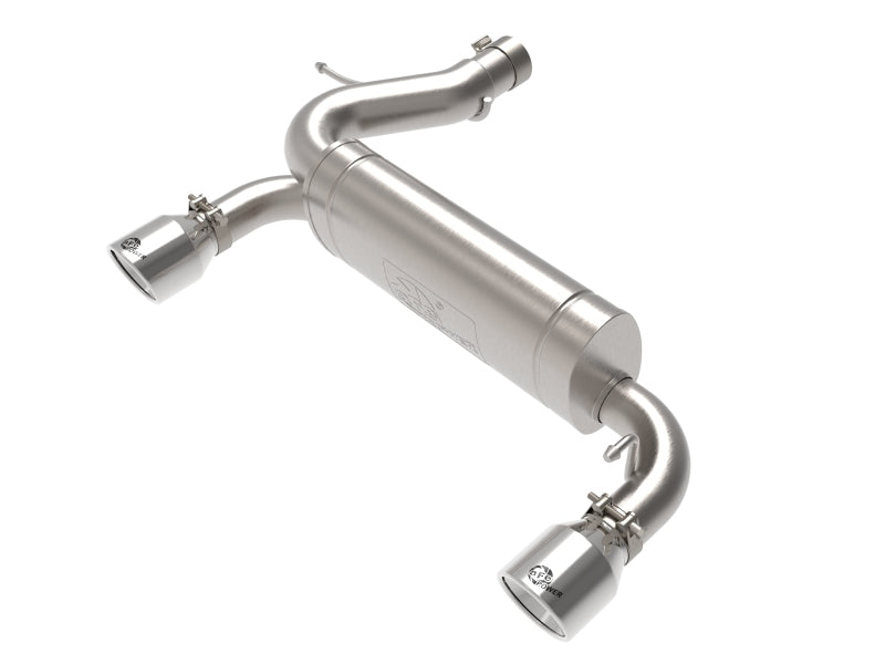aFe Vulcan 3in 304 SS Axle-Back Exhaust 2021 Ford Bronco L4-2.3L (t)/V6-2.7L (tt) w/ Polished Tips aFe Vulcan 3in 304 SS Axle-Back Exhaust 2021 Ford Bronco L4-2.3L (t)/V6-2.7L (tt) w/ Polished Tips