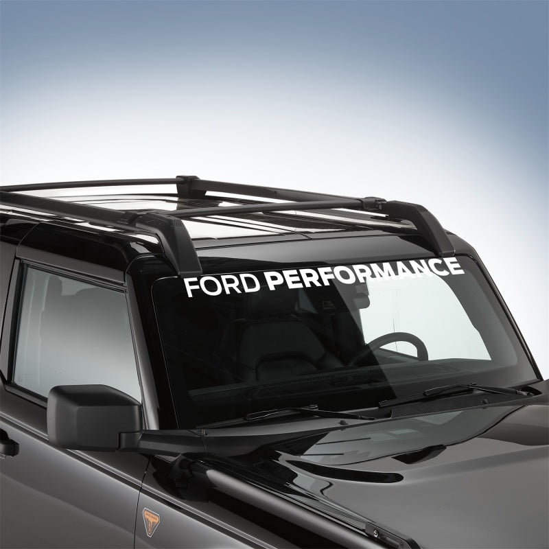 Ford Racing Ford Performance Bronco Windshield Banner - White Ford Racing Ford Performance Bronco Windshield Banner - White