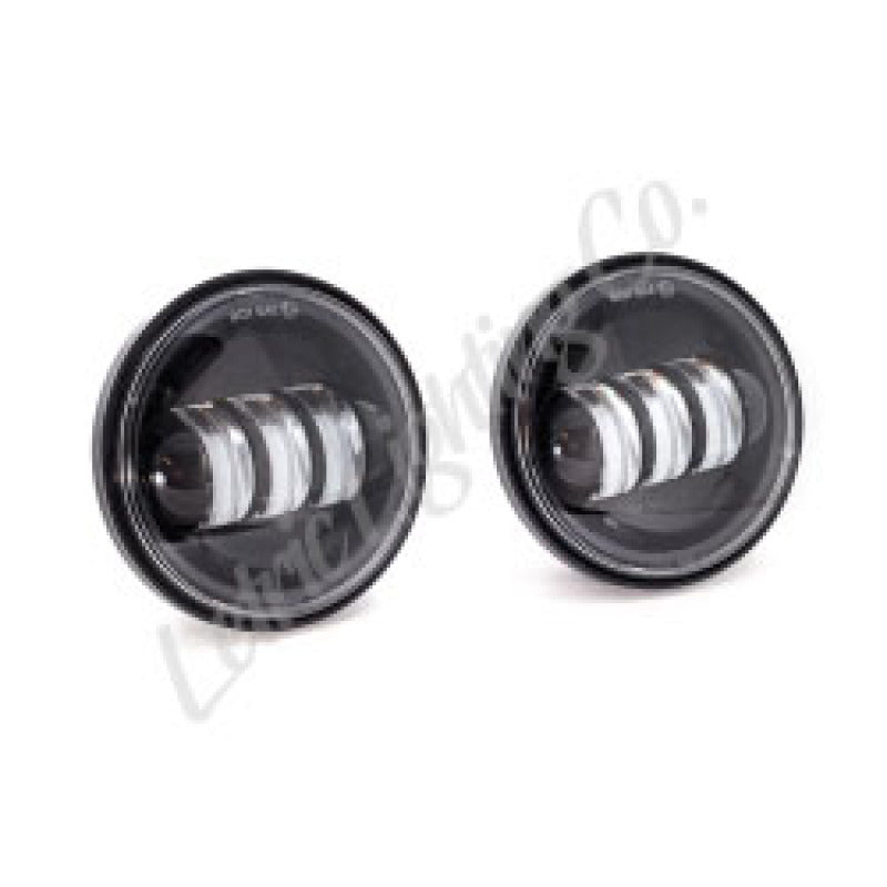 Letric Lighting 1997+ Universal 4 1/2In Black LED Auxiliary Passing Light - Black Letric Lighting 1997+ Universal 4 1/2In Black LED Auxiliary Passing Light - Black