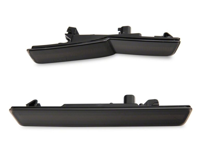 Raxiom 18-23 Dodge Challenger Widebody Axial Series LED Side Marker Lights Front and Rear- Smoked Raxiom 18-23 Dodge Challenger Widebody Axial Series LED Side Marker Lights Front and Rear- Smoked