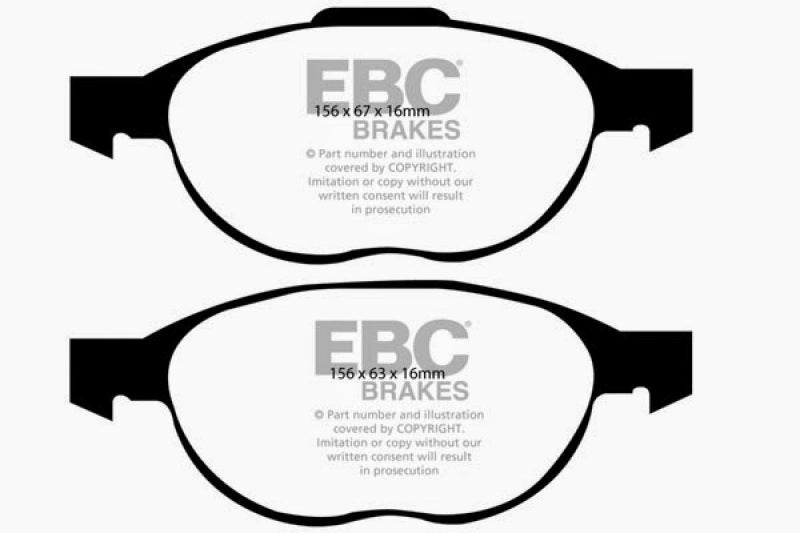 EBC 12+ Ford C-Max 2.0 Hybrid Ultimax2 Front Brake Pads EBC 12+ Ford C-Max 2.0 Hybrid Ultimax2 Front Brake Pads