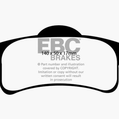 EBC 99-02 Jeep Grand Cherokee 4.0 (ATE) Ultimax2 Rear Brake Pads