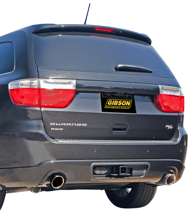 Gibson 11-18 Dodge Durango R/T 5.7L 2.25in Axle-Back Dual Exhaust - Aluminized Gibson 11-18 Dodge Durango R/T 5.7L 2.25in Axle-Back Dual Exhaust - Aluminized