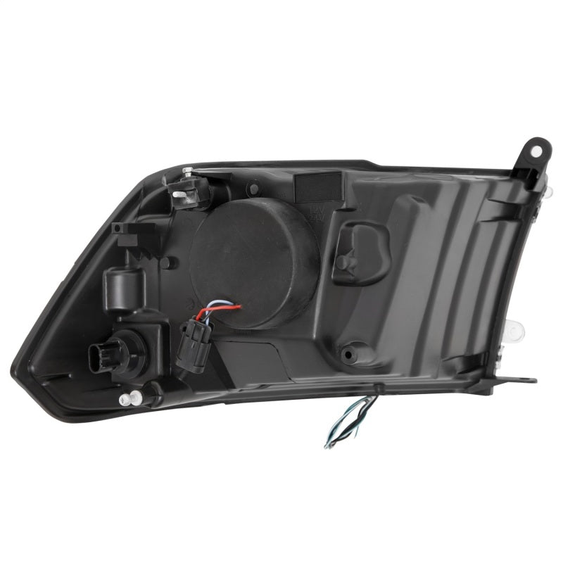 ANZO 09-18 Dodge Ram 1500 Plank Style Projector Headlights Black w/ Halo ANZO 09-18 Dodge Ram 1500 Plank Style Projector Headlights Black w/ Halo