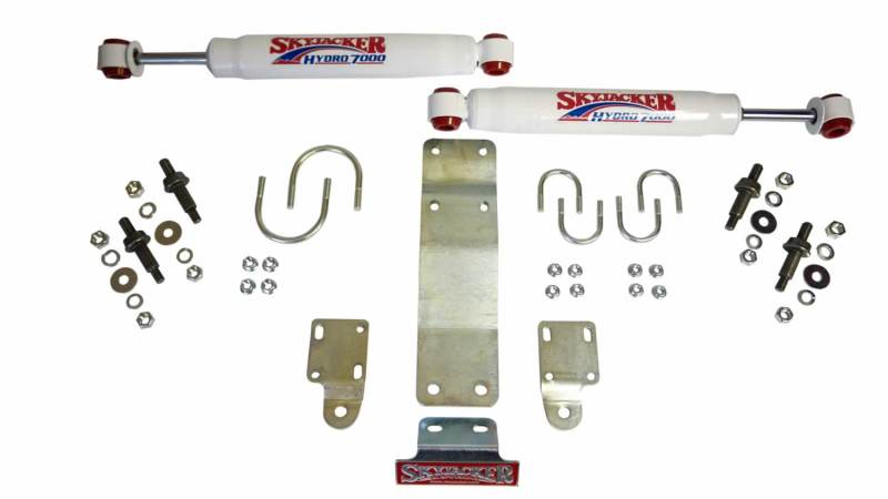 Skyjacker 2007-2017 Jeep Wrangler (JK) (Use w/ OEM Tie Rods) Dual Steering Damper Kit w/ Hydro 7000 Skyjacker 2007-2017 Jeep Wrangler (JK) (Use w/ OEM Tie Rods) Dual Steering Damper Kit w/ Hydro 7000