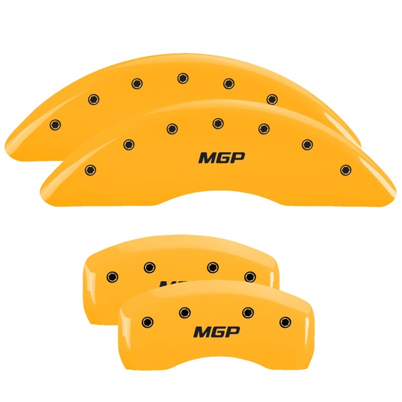 MGP 2 Caliper Covers Engraved Front MGP Yellow Finish Black Characters 2010 Mazda Tribute MGP 2 Caliper Covers Engraved Front MGP Yellow Finish Black Characters 2010 Mazda Tribute