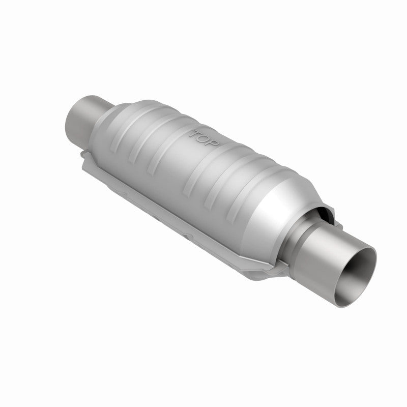 MagnaFlow Catalytic Converter 2 in Inlet 2 in Outlet 11 in Length SS MagnaFlow Catalytic Converter 2 in Inlet 2 in Outlet 11 in Length SS