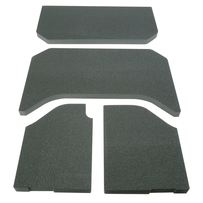 DEI 07-10 Jeep Wrangler JK 4-Door Boom Mat Headliner - 4 Piece - Black DEI 07-10 Jeep Wrangler JK 4-Door Boom Mat Headliner - 4 Piece - Black