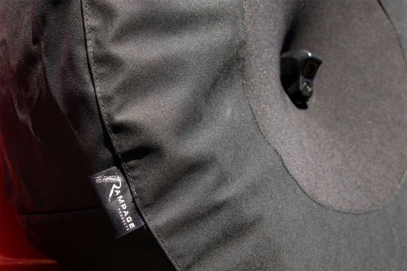 Rampage 2018-2019 Jeep Wrangler(JL) Sport 2-Door Tire Cover w/Camera Slot 37in - Black Rampage 2018-2019 Jeep Wrangler(JL) Sport 2-Door Tire Cover w/Camera Slot 37in - Black