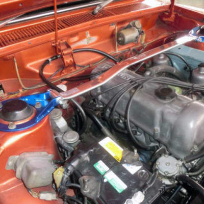 Cusco Type-II Oval Strut Bar 67-73 Datsun 510/Bluebird 1.6L SU Twin Carburetor