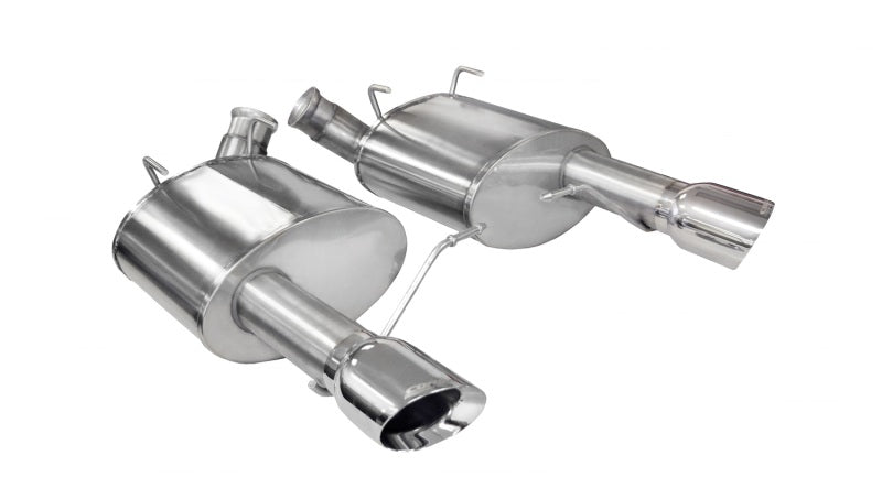 Corsa 2011-2014 Ford Mustang GT/Boss 302 5.0L V8 Polished Sport Axle-Back Exhaust Corsa 2011-2014 Ford Mustang GT/Boss 302 5.0L V8 Polished Sport Axle-Back Exhaust