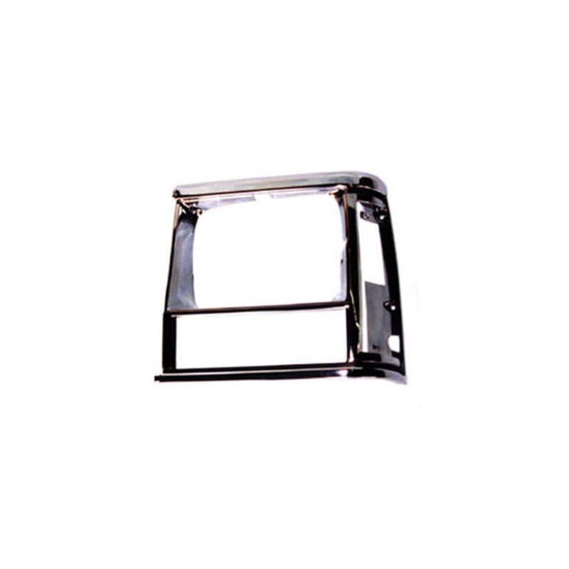 Omix LH Chrome Blk Headlight Bezel 84-01 Cherokee (XJ) Omix LH Chrome Blk Headlight Bezel 84-01 Cherokee (XJ)
